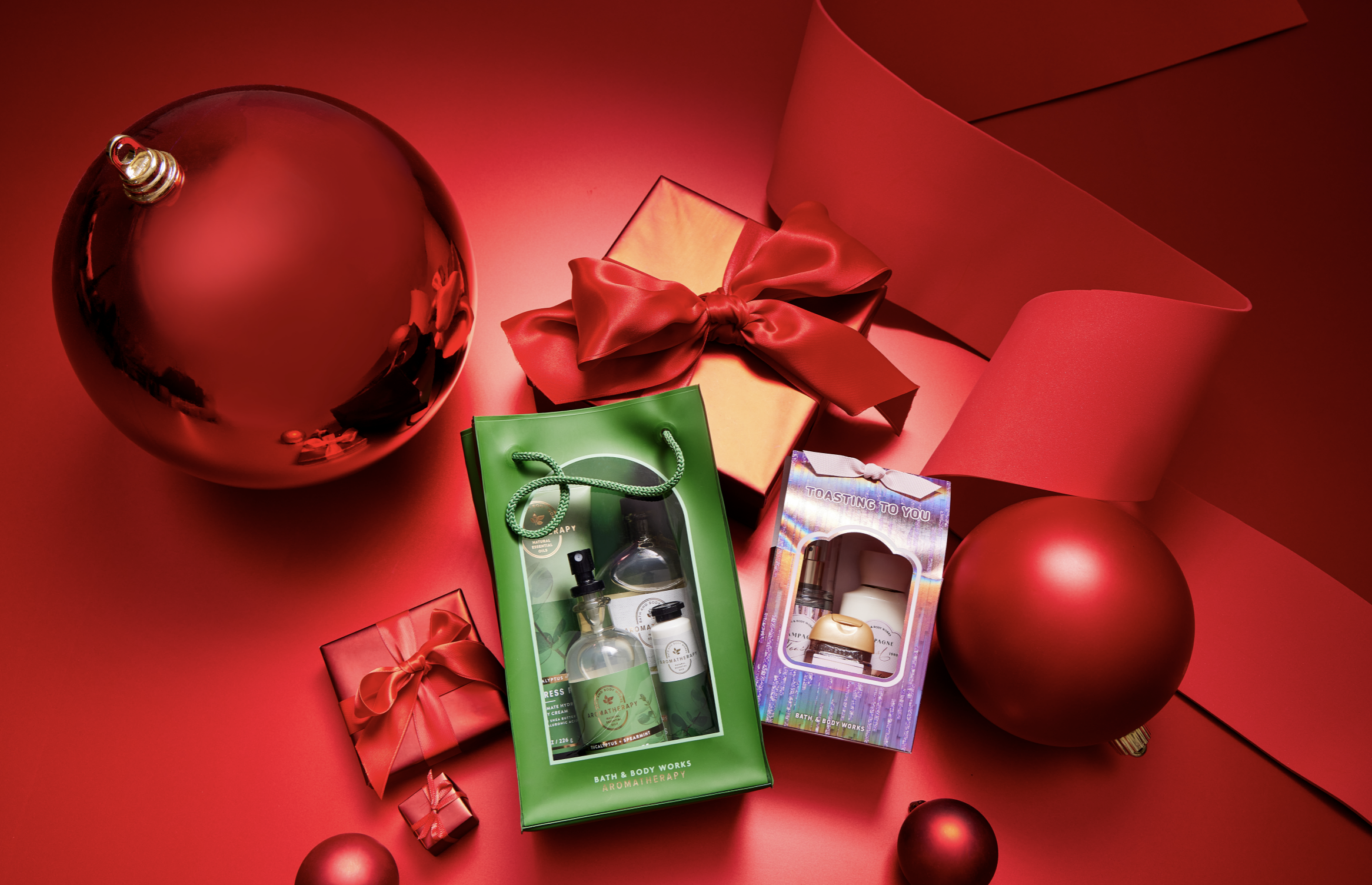 早い者勝ち！ bath and body works クリスマス限定品　バッグ付 2024年】アメリカ発！Bath & Body Works (バス&ボディワークス